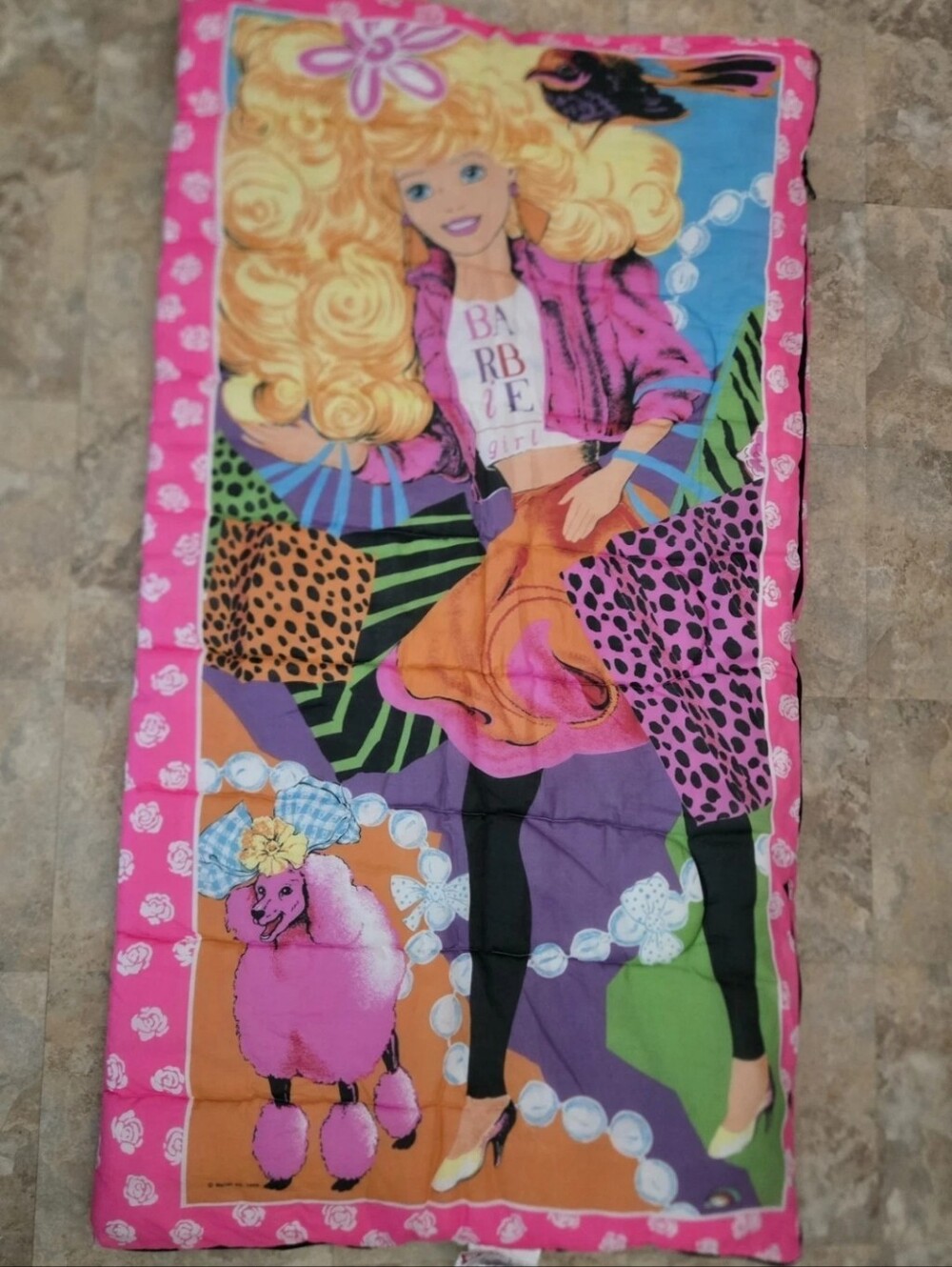 Barbie Sleeping Bag Vintage